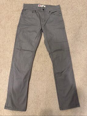 Levi's Gray Slim Straight-Leg Jeans